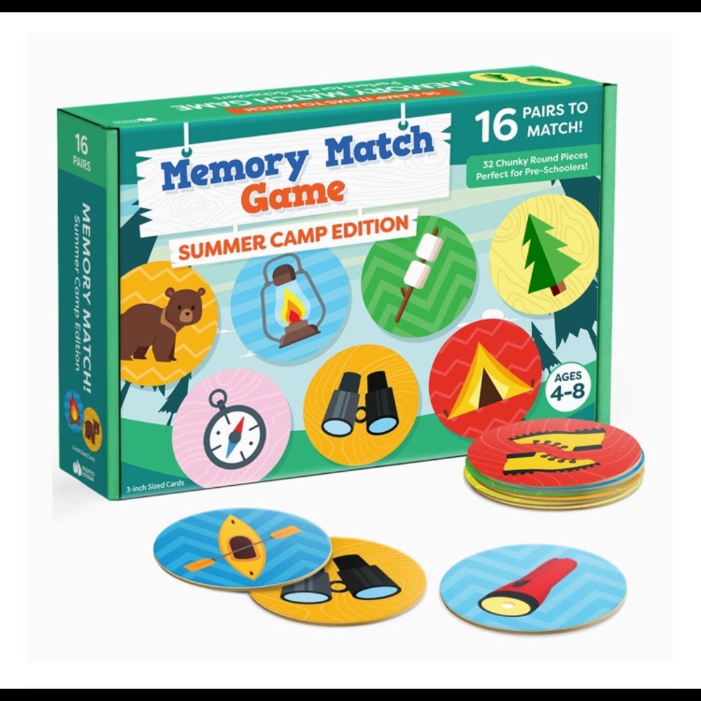 Matching Memory Game for Kids - 32pc